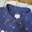 画像4: 【桃太郎ジーンズ】   ジャガード織 総柄 ボタンダウン長袖シャツ   MOMOTARO JEANS MLS1020M31   日本製 【送料無料】 (4)