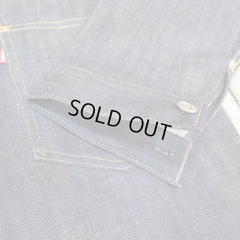 画像8: 【銀行振込】 ＝BIG SIZE＝ 【KIWAMI WWII】 ”極み”大戦モデル デニムジャケット 1枚袖/ガチャプリステッチ 日本製 (8)