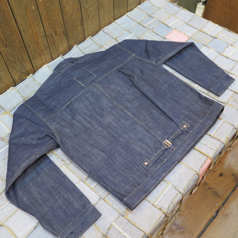 画像2: ＝BIG SIZE＝ 【KIWAMI WWII】 ”極み”大戦モデル デニムジャケット 1枚袖/ガチャプリステッチ 日本製 (2)