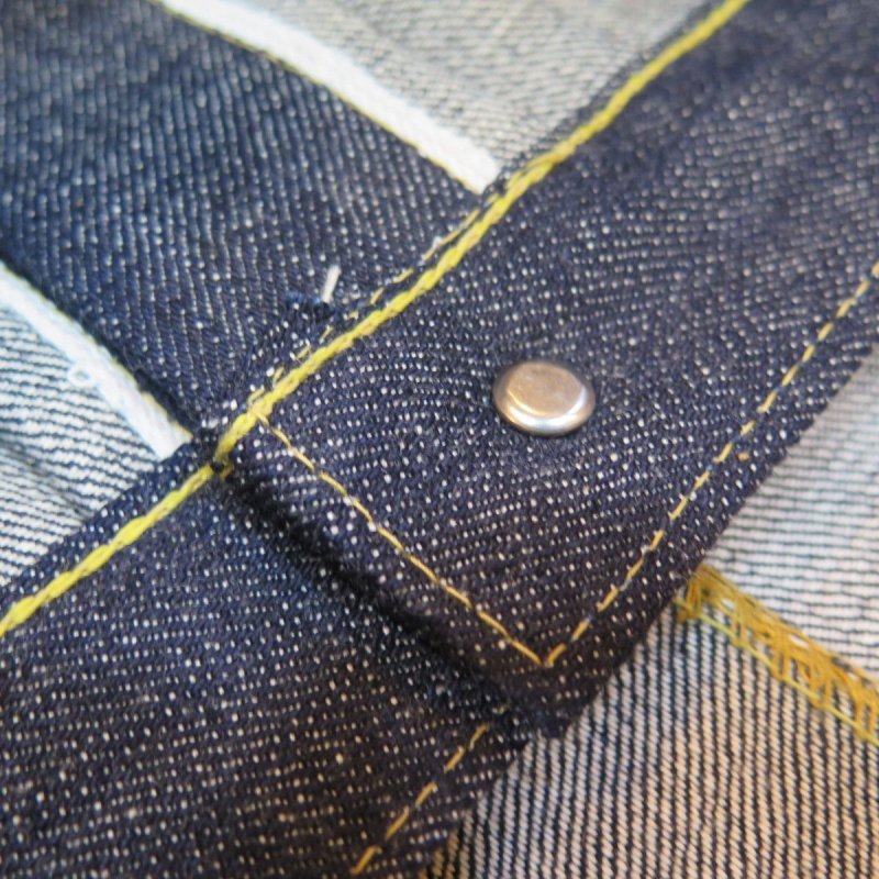 画像10: 【銀行振込】 【KIWAMI WWII】 ”極み”大戦モデル デニムジャケット 1枚袖/ガチャプリステッチ 日本製 (10)