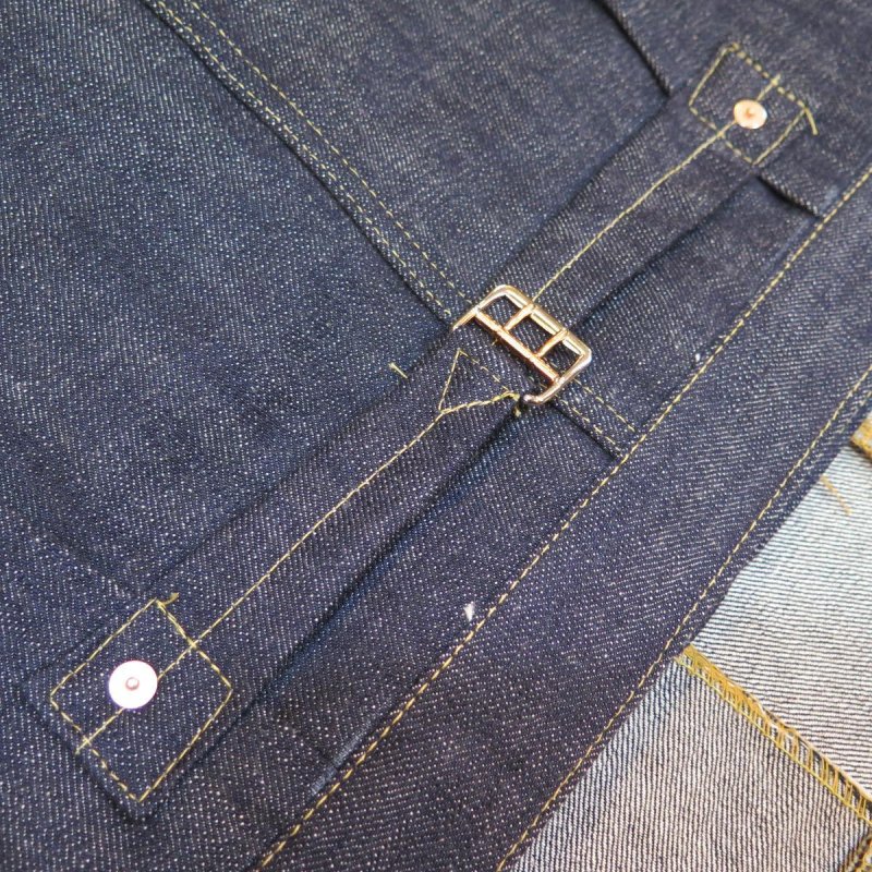 画像9: ＝BIG SIZE＝ 【KIWAMI WWII】 ”極み”大戦モデル デニムジャケット 1枚袖/ガチャプリステッチ 日本製 (9)