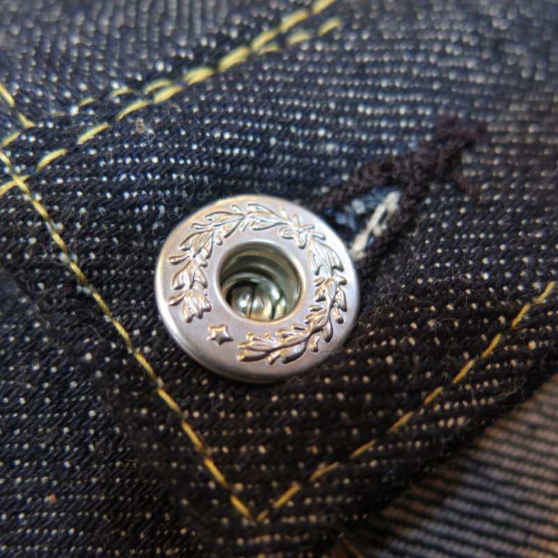 画像5: 【銀行振込】 【KIWAMI WWII】 ”極み”大戦モデル デニムジャケット 1枚袖/ガチャプリステッチ 日本製 (5)