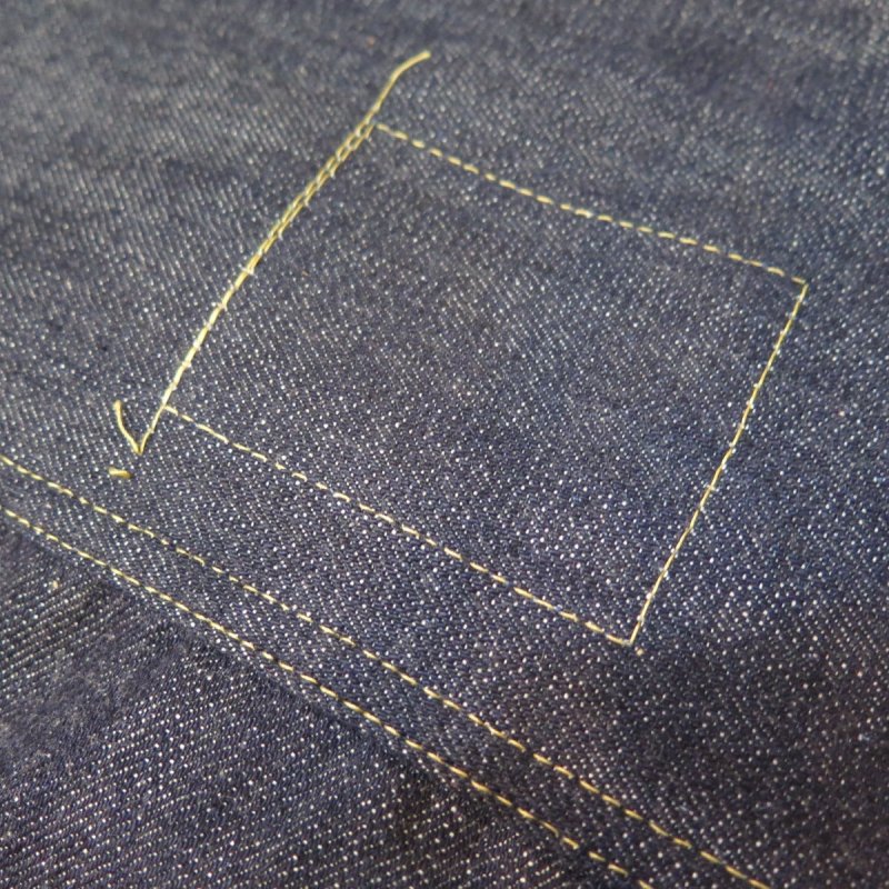 画像7: 【銀行振込】 【KIWAMI WWII】 ”極み”大戦モデル デニムジャケット 1枚袖/ガチャプリステッチ 日本製 (7)