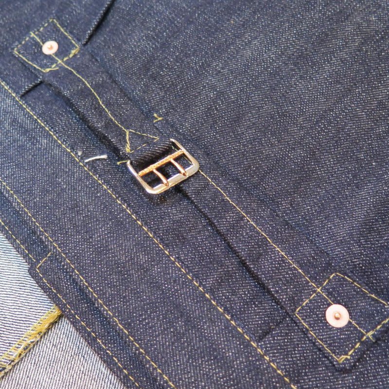 画像9: 【銀行振込】 【KIWAMI WWII】 ”極み”大戦モデル デニムジャケット 1枚袖/ガチャプリステッチ 日本製 (9)