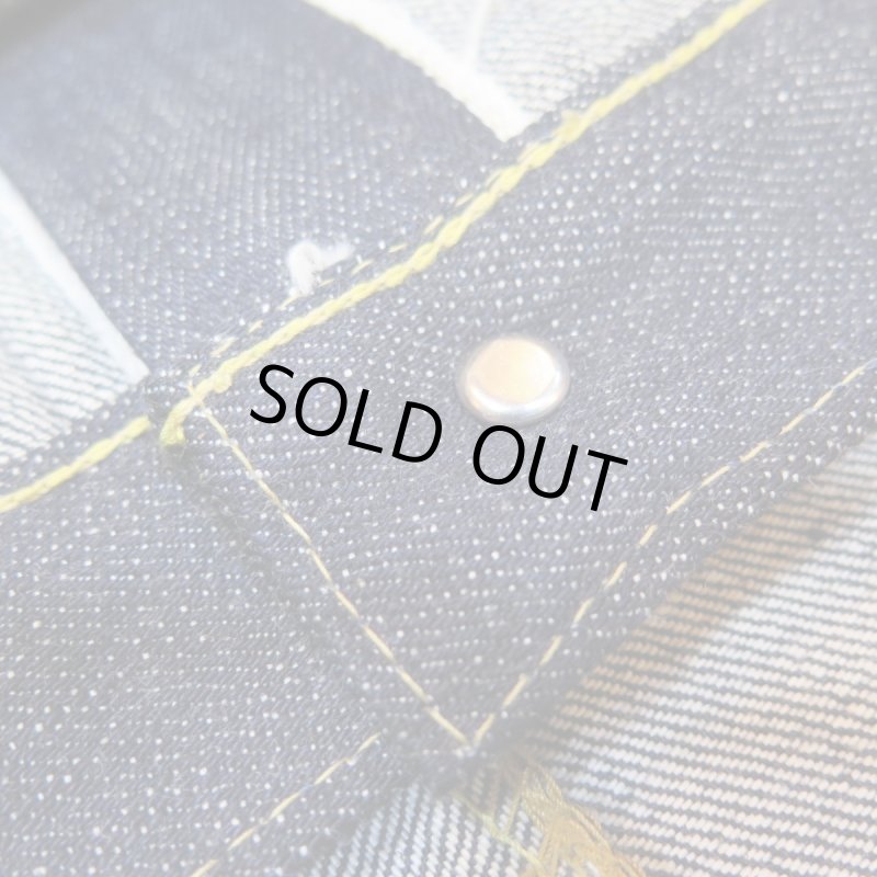 画像10: 【銀行振込】 ＝BIG SIZE＝ 【KIWAMI WWII】 ”極み”大戦モデル デニムジャケット 1枚袖/ガチャプリステッチ 日本製 (10)