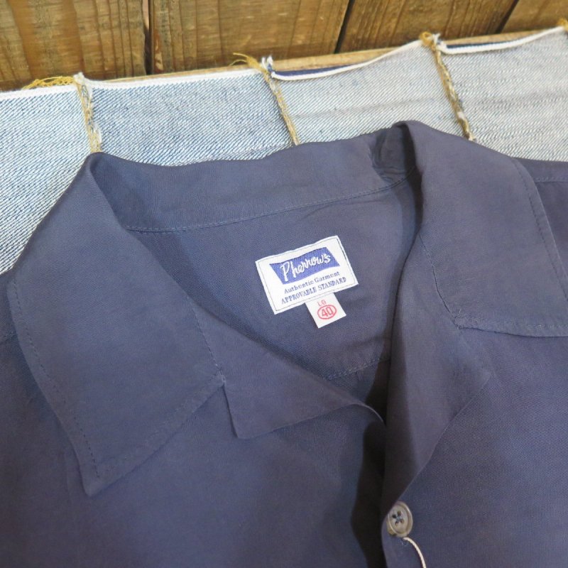 画像6: 【SALE セール商品】 【フェローズ】   1940-50's プレイン レーヨン オープンシャツ   Pherrow's 23-PIS2   日本製 【送料無料】 (6)