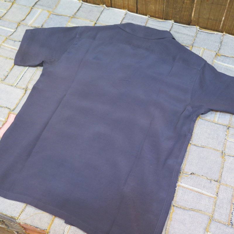 画像2: 【SALE セール商品】 【フェローズ】   1940-50's プレイン レーヨン オープンシャツ   Pherrow's 23-PIS2   日本製 【送料無料】 (2)