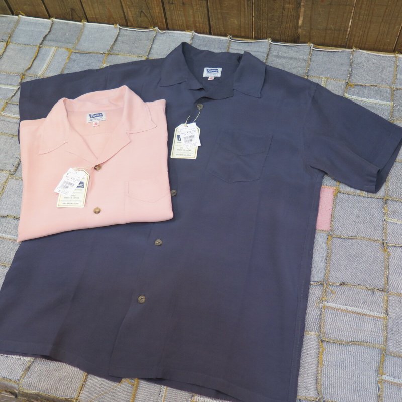 画像1: 【SALE セール商品】 【フェローズ】   1940-50's プレイン レーヨン オープンシャツ   Pherrow's 23-PIS2   日本製 【送料無料】 (1)