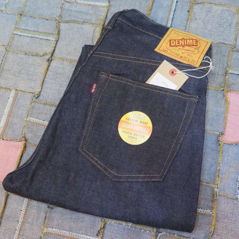 画像1: 【ドゥニーム 220XX-47】  1947モデル ストレートジーンズ   レングス30インチ仕様   DENIME 220XX-47   日本製【送料無料】 (1)
