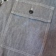 画像6: 【ウエストライド】  1940's NAVY 黒シャン 長袖オープンシャツ   WEST RIDE 日本製【送料無料】 (6)