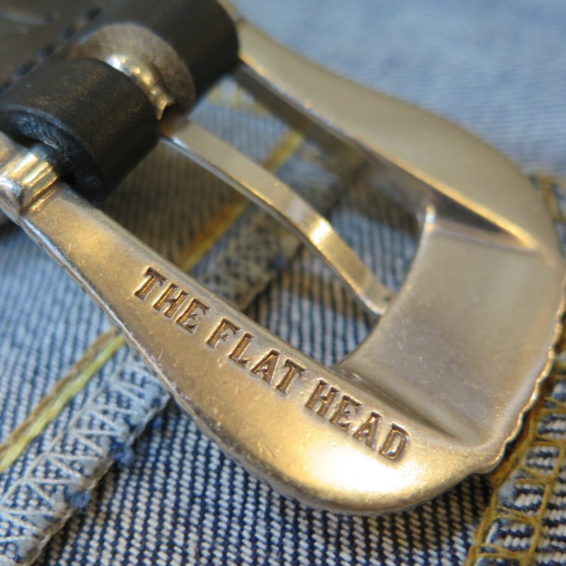 画像8: 【フラットヘッド】 3ピース ウエスタンベルト  クロムエクセルレザー ブラック THE FLAT HEAD  FN-BE-L006   日本製【送料無料】 (8)