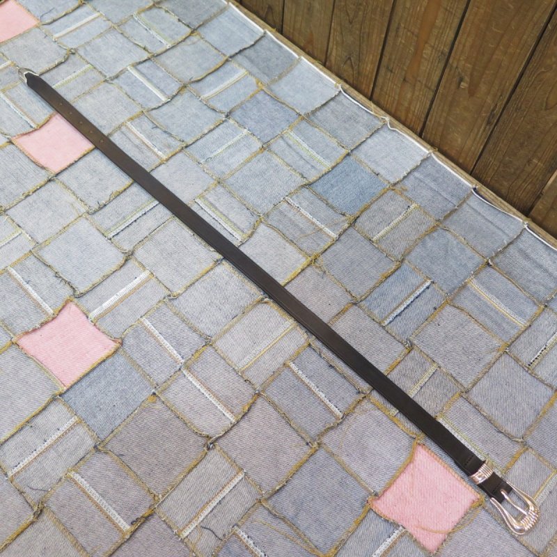 画像3: 【フラットヘッド】 3ピース ウエスタンベルト  クロムエクセルレザー ブラック THE FLAT HEAD  FN-BE-L006   日本製【送料無料】 (3)