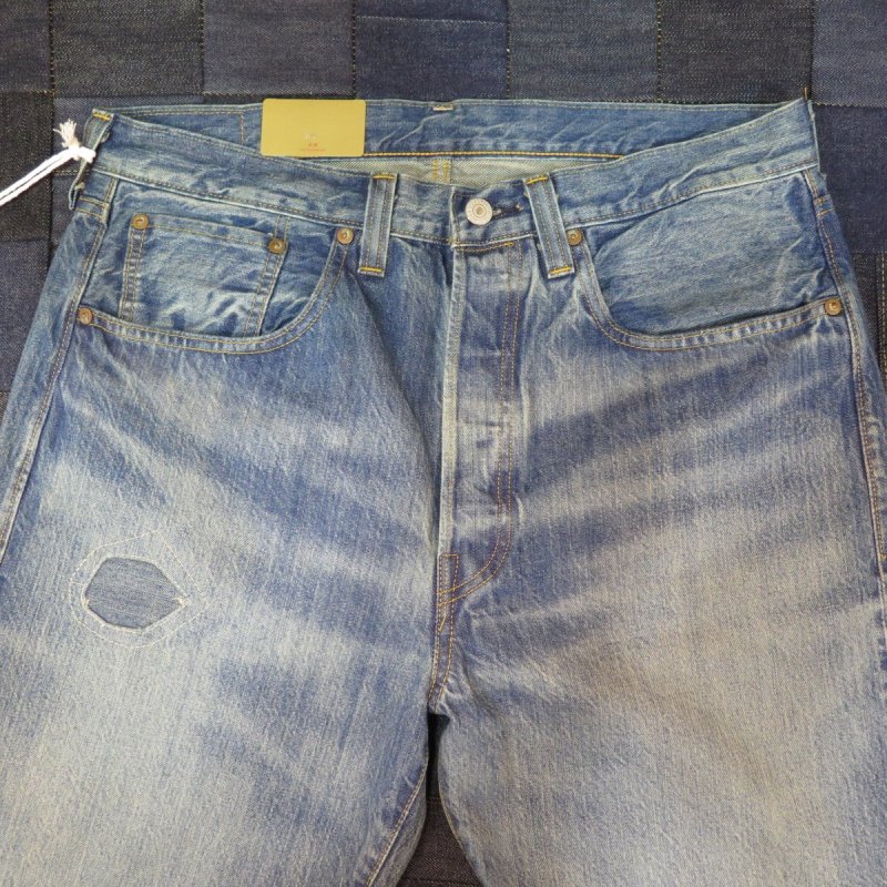 画像1: 【1947年モデル】  リーバイス 501XX ジーンズ ビンテージ加工   LEVIS 501XX 1947MODEL   日本製【送料無料】 (1)