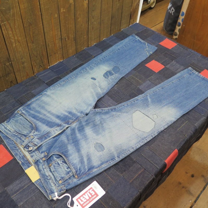 画像2: 【1947年モデル】  リーバイス 501XX ジーンズ ビンテージ加工   LEVIS 501XX 1947MODEL   日本製【送料無料】 (2)