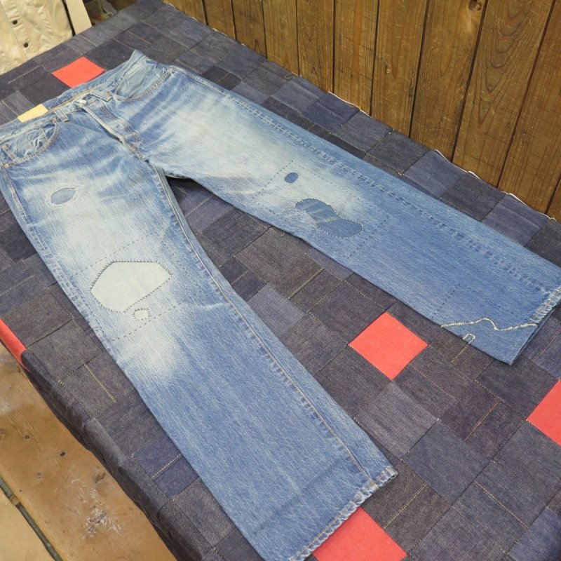 画像3: 【1947年モデル】  リーバイス 501XX ジーンズ ビンテージ加工   LEVIS 501XX 1947MODEL   日本製【送料無料】 (3)