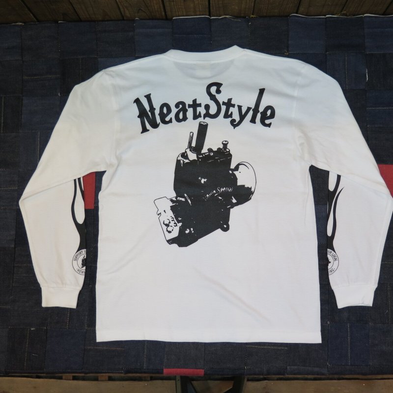 画像8: 【送料無料】 【Neat Style BIG LOGO & FIRE】 ニートスタイル サポートユアローカル ロングスリーブTシャツ  (8)
