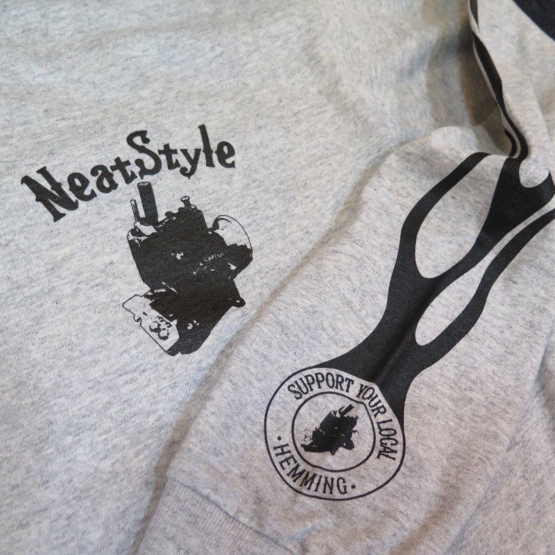 画像5: 【送料無料】 【Neat Style BIG LOGO & FIRE】 ニートスタイル サポートユアローカル ロングスリーブTシャツ  (5)