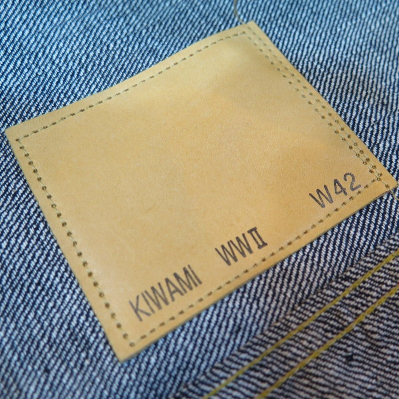 画像4: 【銀行振込】 【KIWAMI WWII】 ”極み”大戦モデル デニムジャケット 2枚袖/ガチャプリステッチ/生地目違い 日本製 (4)