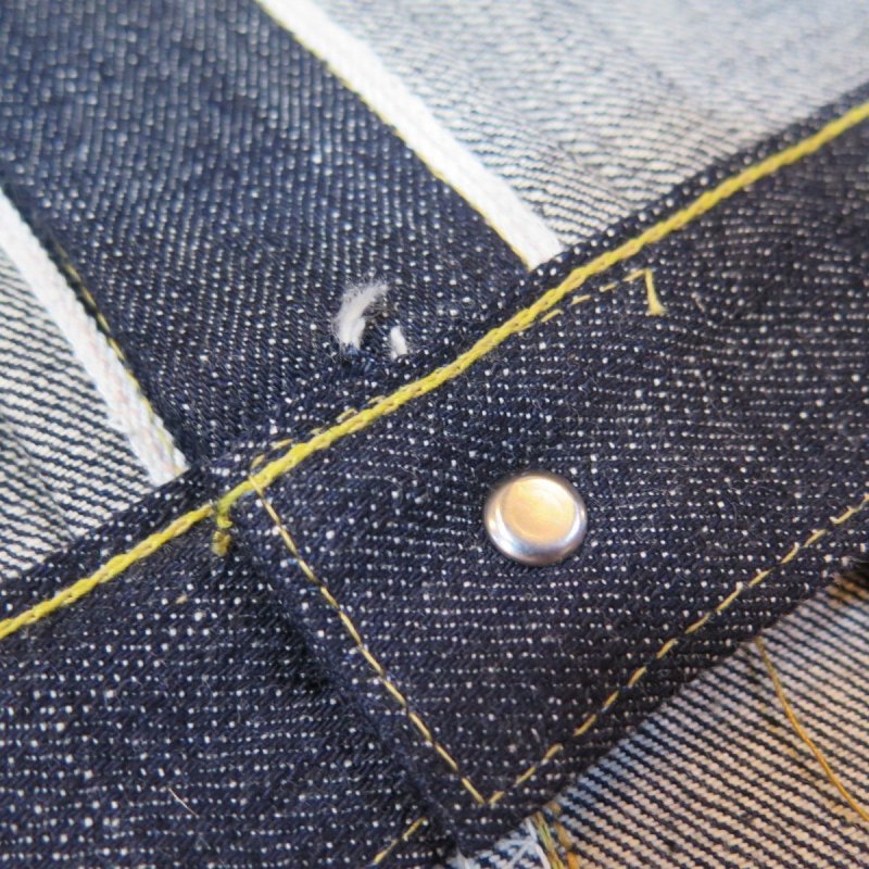 画像10: 【銀行振込】 【KIWAMI WWII】 ”極み”大戦モデル デニムジャケット 2枚袖/ガチャプリステッチ/生地目違い 日本製 (10)