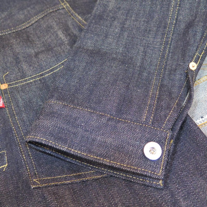 画像8: 【銀行振込】 【KIWAMI WWII】 ”極み”大戦モデル デニムジャケット 2枚袖/ガチャプリステッチ/生地目違い 日本製 (8)