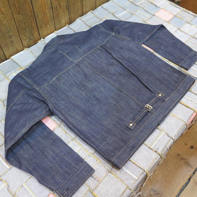 画像2: 【銀行振込】  ＝BIG SIZE＝ 【KIWAMI WWII】 ”極み”大戦モデル デニムジャケット 2枚袖/ガチャプリステッチ/生地目違い 日本製 (2)