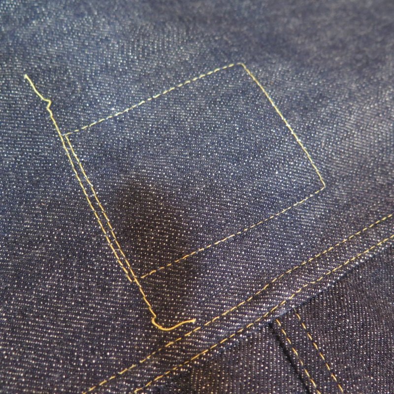 画像4: ＝BIG SIZE＝ 【KIWAMI WWII】 ”極み”大戦モデル デニムジャケット 2枚袖/ガチャプリステッチ 日本製 (4)