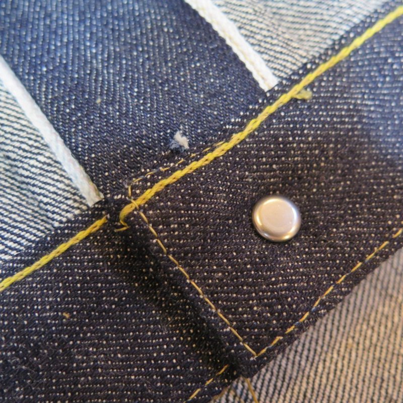 画像10: 【銀行振込】  ＝BIG SIZE＝ 【KIWAMI WWII】 ”極み”大戦モデル デニムジャケット 2枚袖/ガチャプリステッチ/生地目違い 日本製 (10)