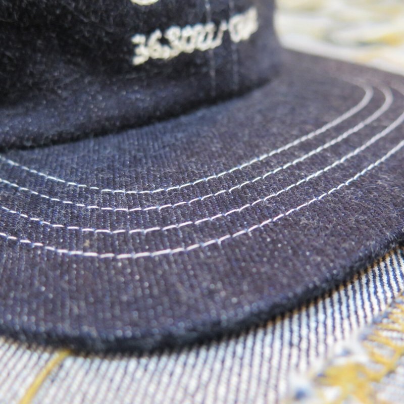 画像6: 【フラットヘッド】  デニムトラッカーキャップ ハンドル刺繍   THE FLAT HEAD FN-HC008   日本製【送料無料】 (6)
