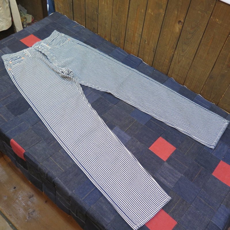 画像2: 【フラットヘッド】 ヒッコリー パンツ/ジーンズ THE FLAT HEAD FN-DP-802 日本製【日本国内送料無料】  【WORLD WIDE SHIPPING】 【Flat Head】 Hickory Pants/Jeans THE FLAT HEAD FN-DP-802 Made in Japan (2)