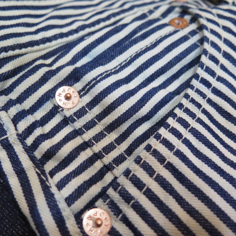 画像6: 【フラットヘッド】 ヒッコリー パンツ/ジーンズ THE FLAT HEAD FN-DP-802 日本製【日本国内送料無料】  【WORLD WIDE SHIPPING】 【Flat Head】 Hickory Pants/Jeans THE FLAT HEAD FN-DP-802 Made in Japan (6)