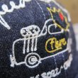 画像5: 【フラットヘッド】  デニムトラッカーキャップ ハンドル刺繍   THE FLAT HEAD FN-HC008   日本製【送料無料】 (5)