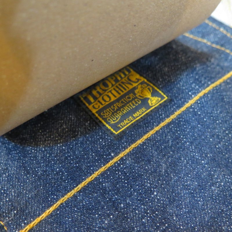 画像7: 【トロフィークロージング】 ダブルニー スタンダード ダートデニム TROPHY CLOTHING 1606 日本製【日本国内送料無料】  【Trophy Clothing】 Double Knee Standard Dirt Denim TROPHY CLOTHING 1606 Made in Japan (7)