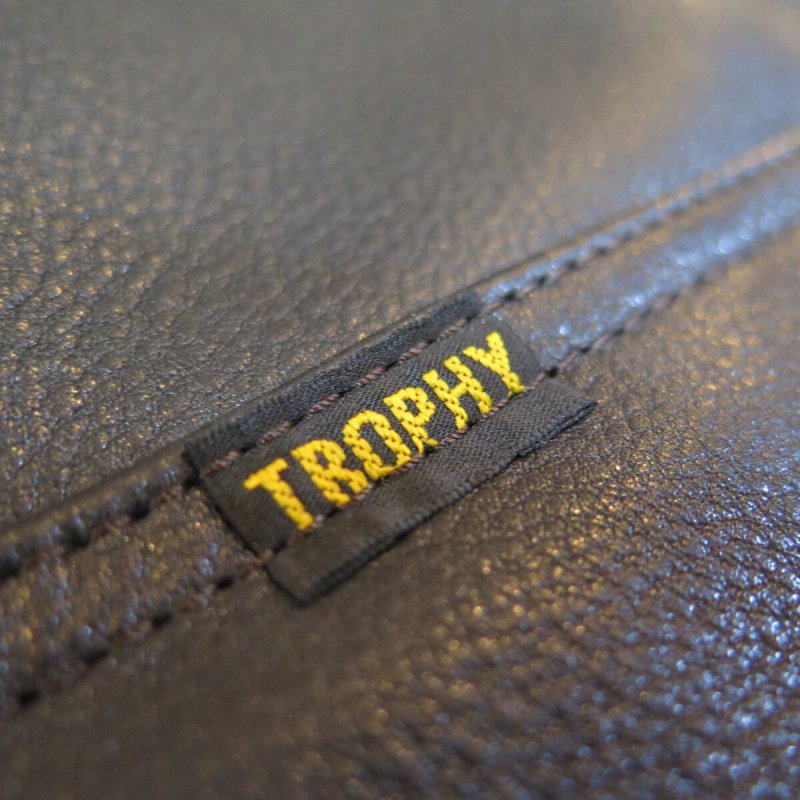 画像4: 【トロフィークロージング】 ステアハイド レザーベスト TROPHY CLOTHING TR-YL07 日本製【日本国内送料無料】  【WORLD WIDE SHIPPING】 【Trophy Clothing】 Steerhide Leather Vest TROPHY CLOTHING TR-YL07 Made in Japan (4)