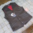 画像1: 【フラットヘッド】  ディアスキン ベスト  藤岡勇吉本店/鹿革  THE FLAT HEAD FN-LV-DV001  日本製【送料無料】 (1)