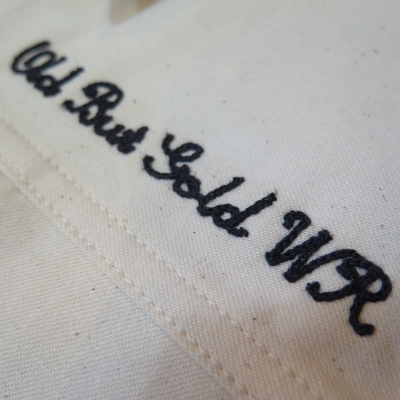 画像4: 【ウエストライド】   ゴーストベスト   ナチュラル/インディゴ チェーン刺繍   WEST RIDE 日本製【送料無料】 (4)