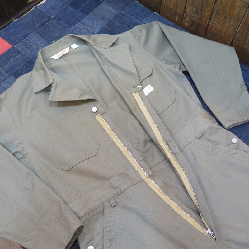 画像8: 【トロフィークロージング】   ヘリンボーン ユニオンオール ツナギ オールインワン   TROPHY CLOTHING TR22AW-504   日本製【送料無料】 (8)