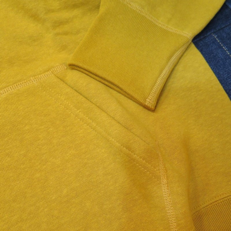 画像7: 【ドゥニーム】  4本針 スウェットパーカ ラグランフード   DENIME 262   日本製【送料無料】 (7)