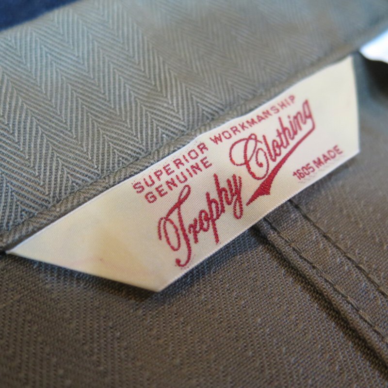 画像5: 【トロフィークロージング】   ヘリンボーン ユニオンオール ツナギ オールインワン   TROPHY CLOTHING TR22AW-504   日本製【送料無料】 (5)