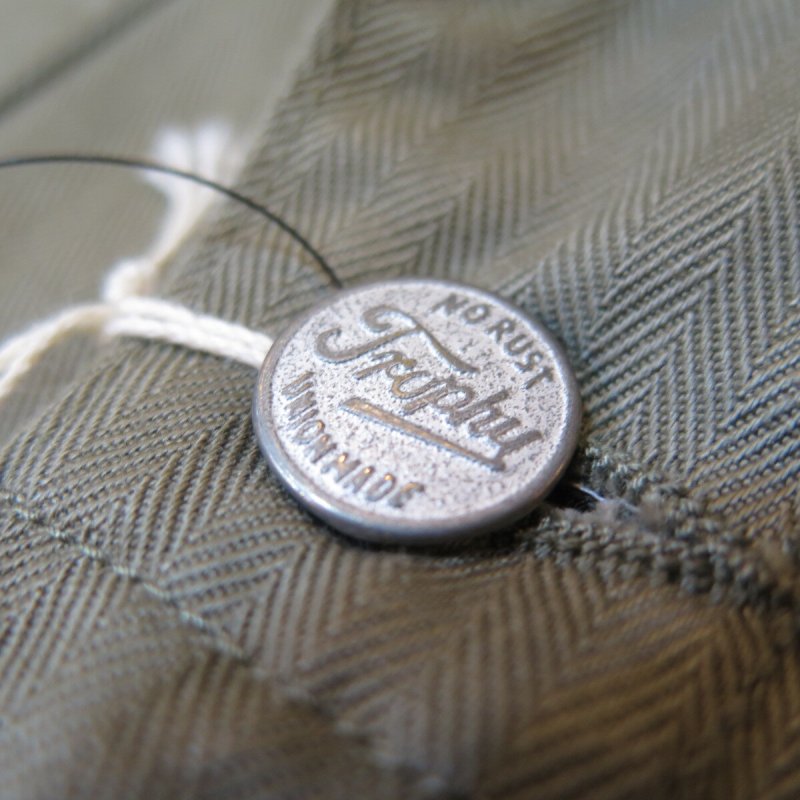 画像7: 【トロフィークロージング】   ヘリンボーン ユニオンオール ツナギ オールインワン   TROPHY CLOTHING TR22AW-504   日本製【送料無料】 (7)