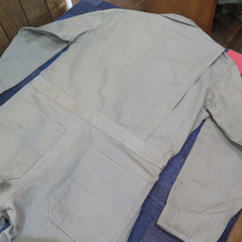 画像4: 【トロフィークロージング】   ヘリンボーン ユニオンオール ツナギ オールインワン   TROPHY CLOTHING TR22AW-504   日本製【送料無料】 (4)