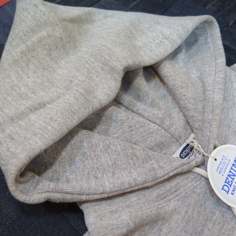 画像5: 【ドゥニーム】  4本針 スウェットパーカ ラグランフード   DENIME 262   日本製【送料無料】 (5)