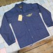 画像1: 【ウエストライド】   デニム ウインドブレーカー/MCチェーン刺繍   WEST RIDE HR005D   日本製【送料無料】 (1)