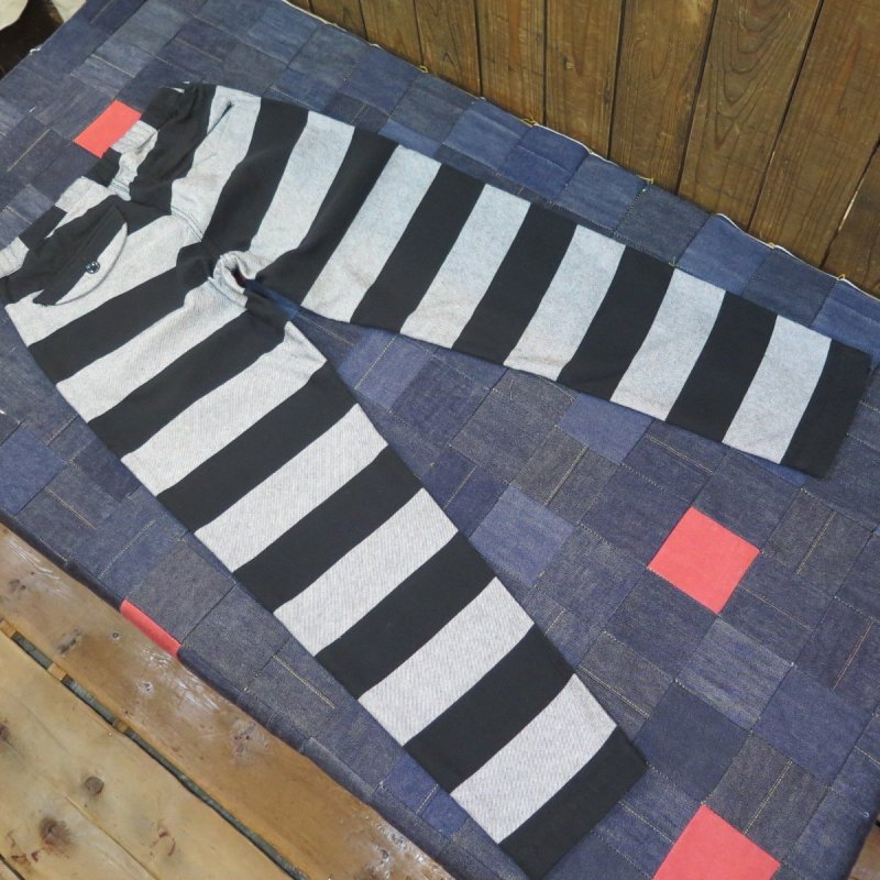 画像3: 【ウエストライド】   ボーダー ロングパンツ   WEST RIDE 日本製【送料無料】 (3)