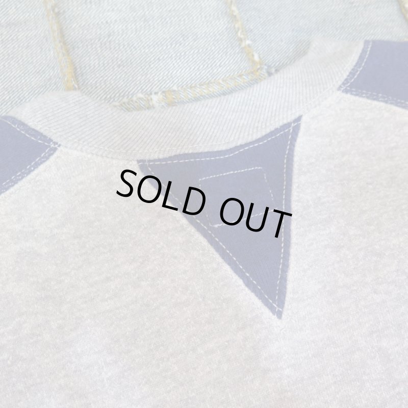 画像7: 【SALE セール商品】  【フェローズ】  1940's 両Vフリーダムスリーブ ツートンスウェットトレーナー  Pherrow's 日本製【送料無料】 (7)