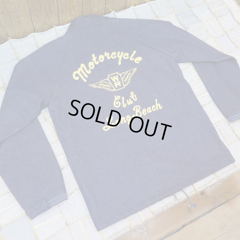 画像2: 【SALE セール商品】 【ウエストライド】   デニム ウインドブレーカー/MCチェーン刺繍   WEST RIDE HR005D   日本製【送料無料】 (2)