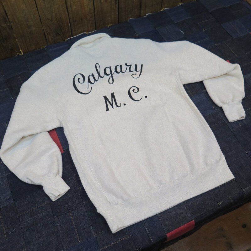 画像2: 【ウエストライド】   CALGARY MC   ハーフジップ オールドスウエット   WEST RIDE 日本製【送料無料】 (2)