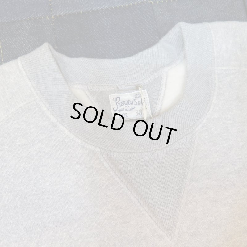 画像4: 【フェローズ】   ミリタリーアカデミー   吊り編 両Vビンテージスウェット   Pherrow's 日本製 【送料無料】 (4)