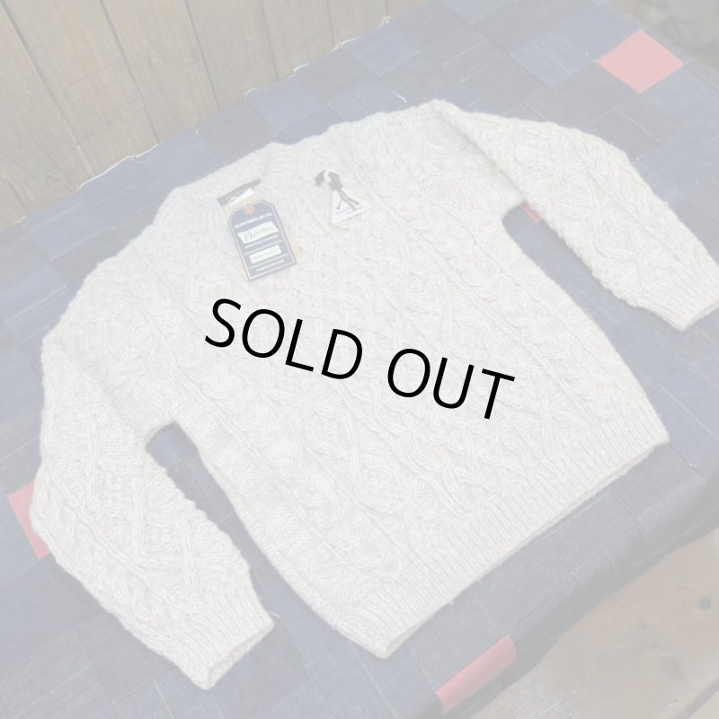 画像1: 【フェローズ】   ケーブル編み ハンドニット/フィッシャーマンセーター   Pherrow's 【送料無料】 (1)