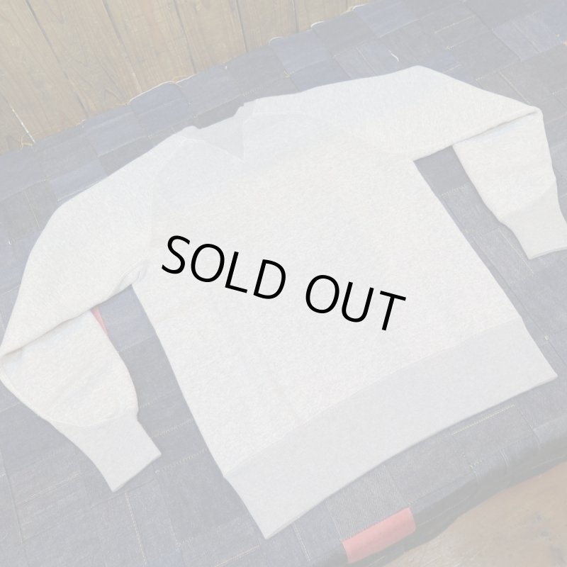 画像2: 【フェローズ】   ミリタリーアカデミー   吊り編 両Vビンテージスウェット   Pherrow's 日本製 【送料無料】 (2)