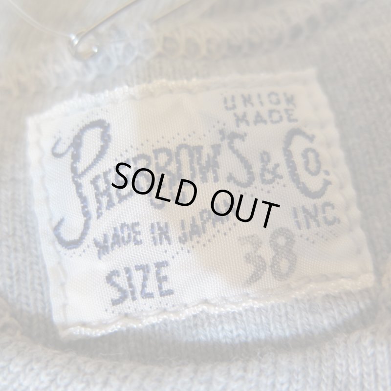 画像3: 【フェローズ】   ミリタリーアカデミー   吊り編 両Vビンテージスウェット   Pherrow's 日本製 【送料無料】 (3)